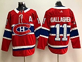 Montreal Canadiens 11 Brendan Gallagher Red Adidas Stitched Jersey